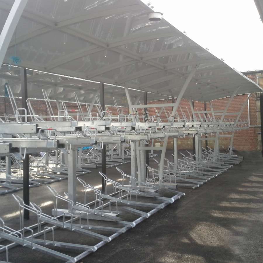 FalcoLevel Two-Tier Cycle Parking for Ely Station!
