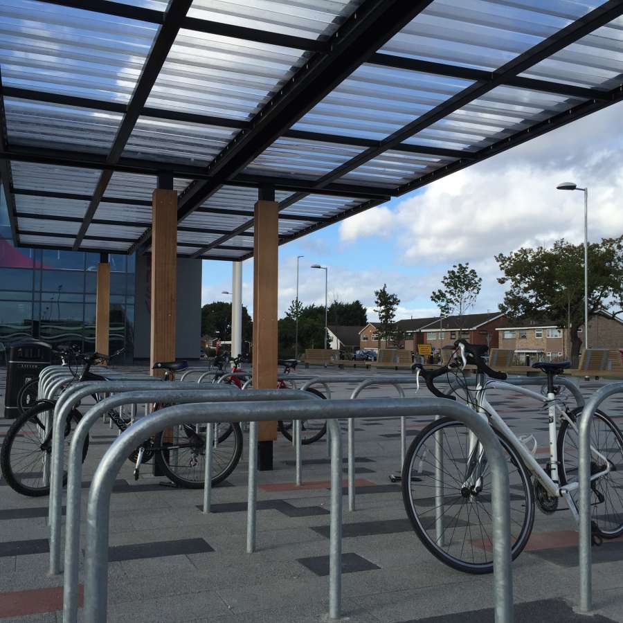 Cycle Canopies for the New Ellesmere Port Sports Leisure Village