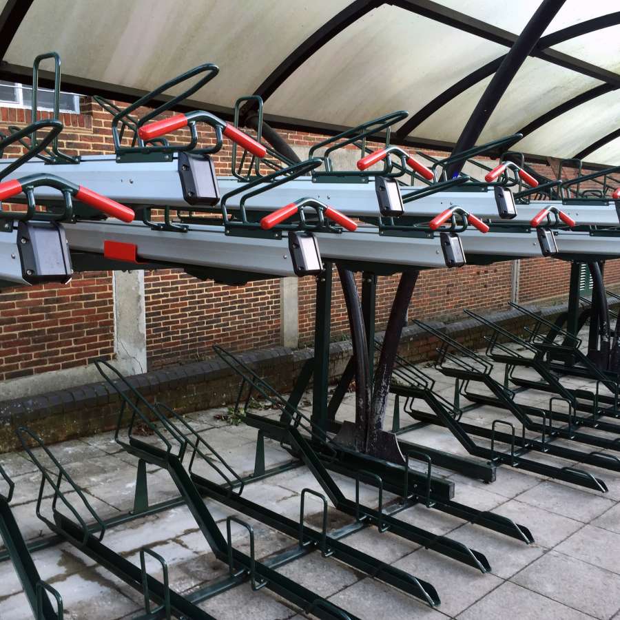 Ingenious FalcoLevel-Premium+ Cycle Racks for Bromley South Station