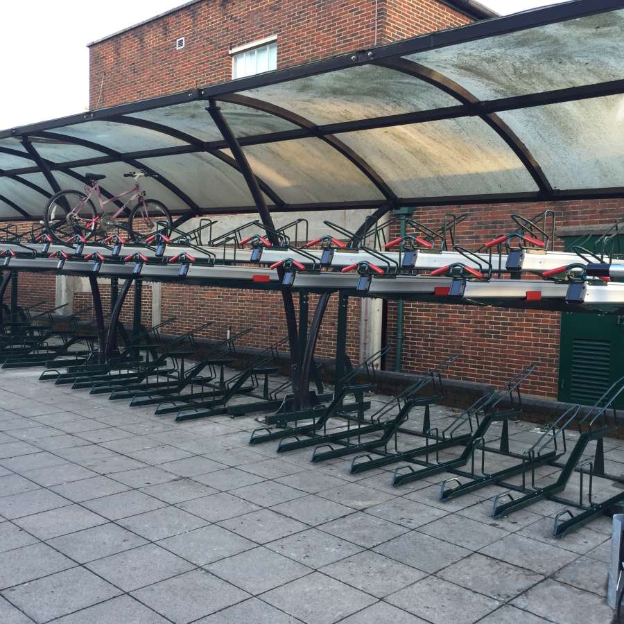 Ingenious FalcoLevel-Premium+ Cycle Racks for Bromley South Station