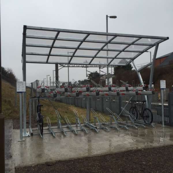 Falco Continues the Roll-Out of Abellio ScotRail Cycle Parking Facilities at Livingston North and Inverkeithing Stations! - 6