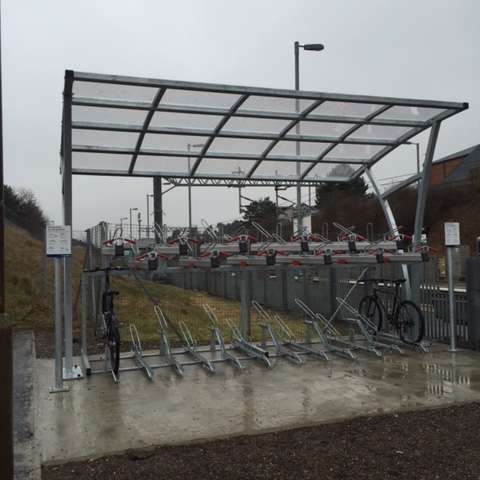 Falco Continues the Roll-Out of Abellio ScotRail Cycle Parking Facilities at Livingston North and Inverkeithing Stations!