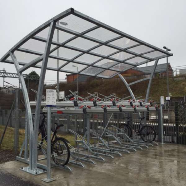 Falco Continues the Roll-Out of Abellio ScotRail Cycle Parking Facilities at Livingston North and Inverkeithing Stations! - 1