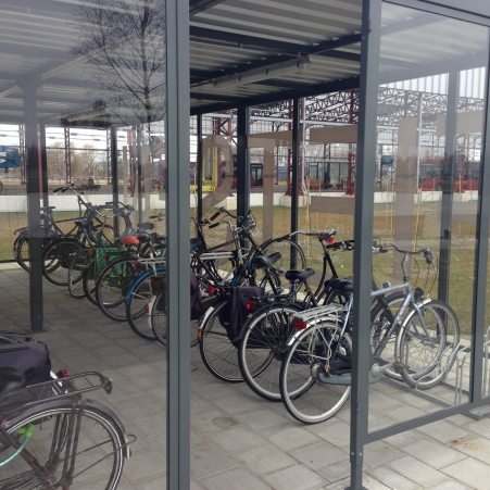 Funky Cycle Hub for Schiphol North Bus Station