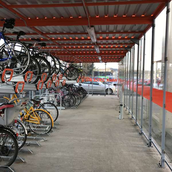 The Fifth Waltham Forest Cycle Hub Opens at Walthamstow Central Station Approach - 2