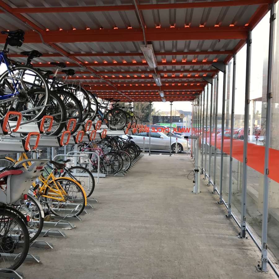The Fifth Waltham Forest Cycle Hub Opens at Walthamstow Central Station Approach
