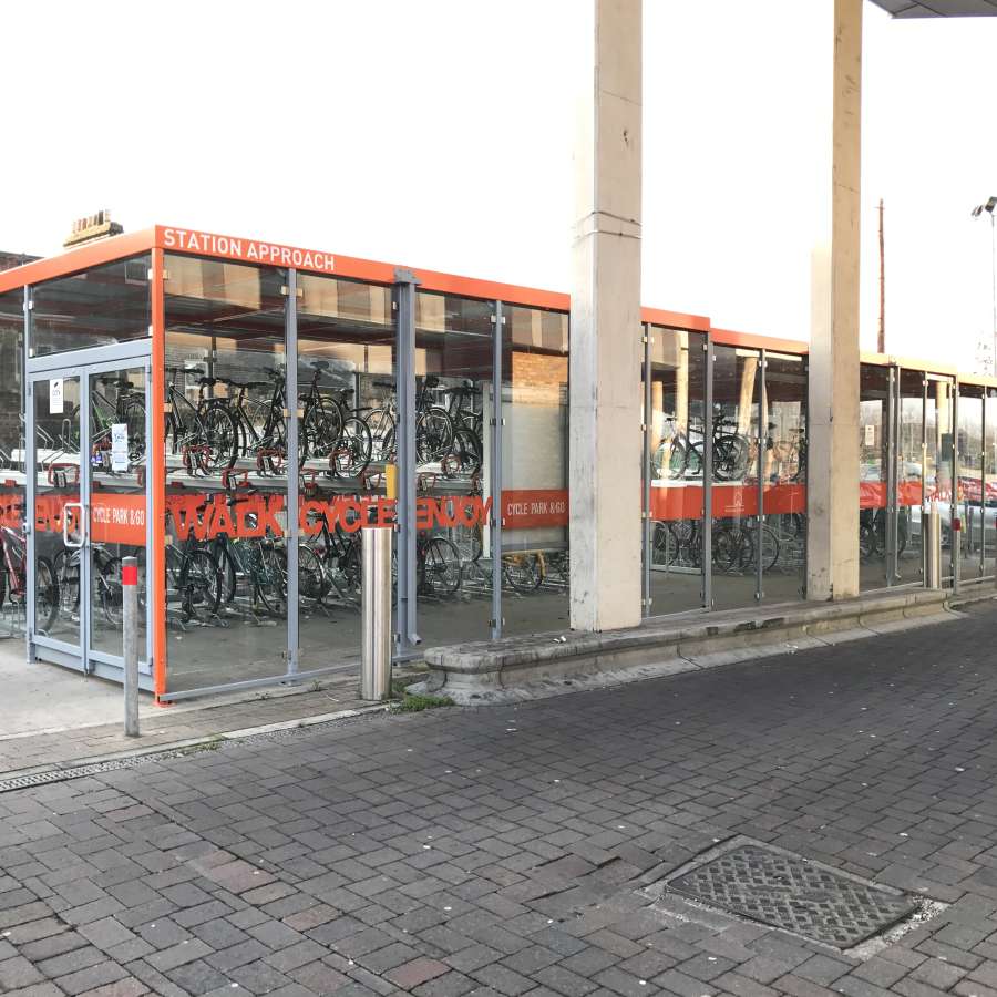 The Fifth Waltham Forest Cycle Hub Opens at Walthamstow Central Station Approach