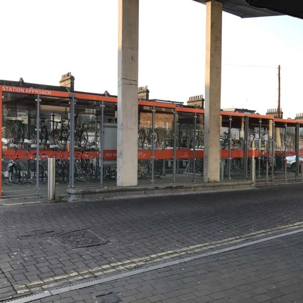 The Fifth Waltham Forest Cycle Hub Opens at Walthamstow Central Station Approach - 1