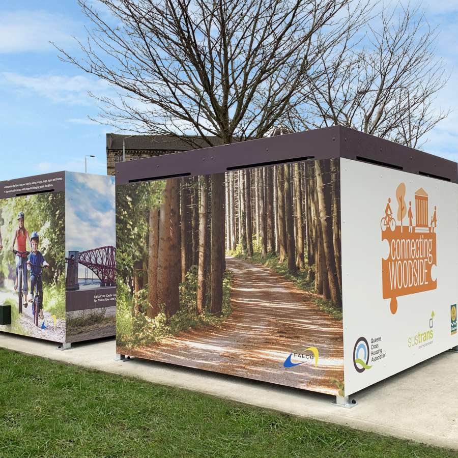 Glasgow City Council Receive Ingenious FalcoCrea Cycle Stores