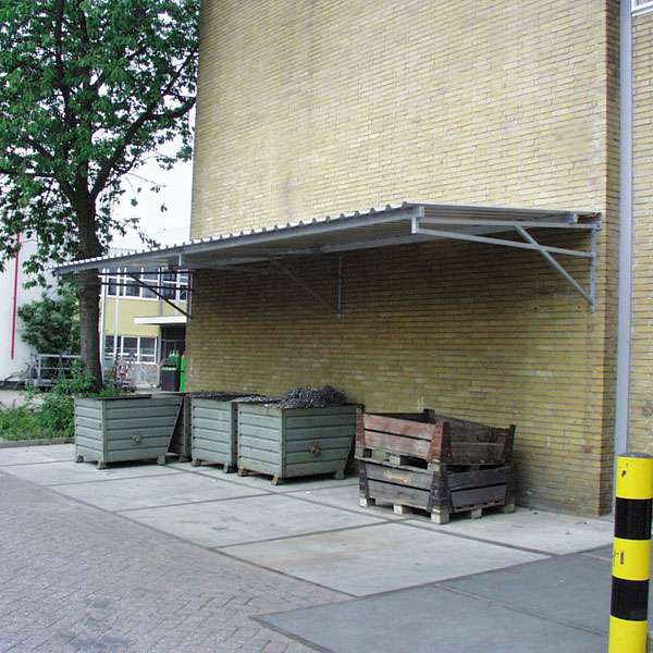 Shelters, Canopies, Walkways and Bin Stores | Canopies and Walkways | FalcoTel-L Canopy | image #3 |  