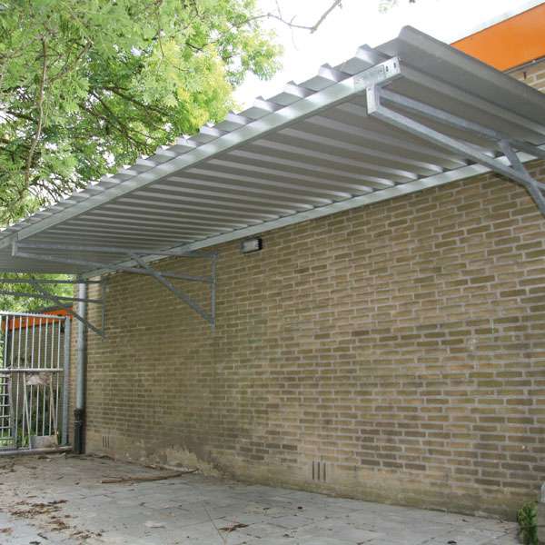 Shelters, Canopies, Walkways and Bin Stores | Canopies and Walkways | FalcoTel-L Canopy | image #4 |  