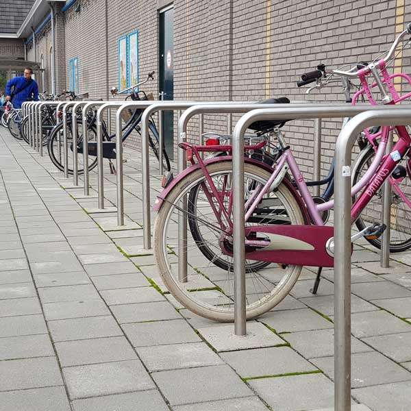 Cycle Parking | Cycle Stands | Sheffield Cycle Stand (Stainless Steel) | image #8 |  