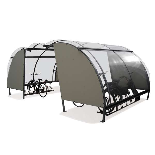 Shelters, Canopies, Walkways and Bin Stores | Cycle Shelters | FalcoLite Cycle Compound | image #1 |  