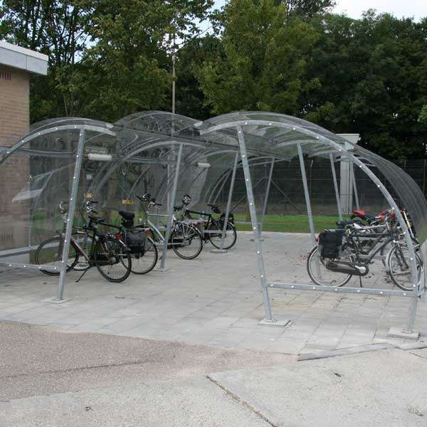 Shelters, Canopies, Walkways and Bin Stores | Cycle Shelters | FalcoLite Cycle Compound | image #2 |  