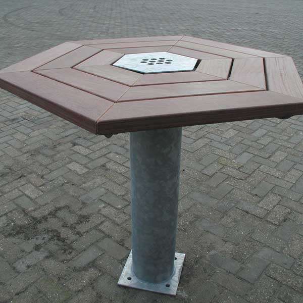 Street Furniture | Picnic Tables | FalcoSwing Hexagonal Table | image #3 |  