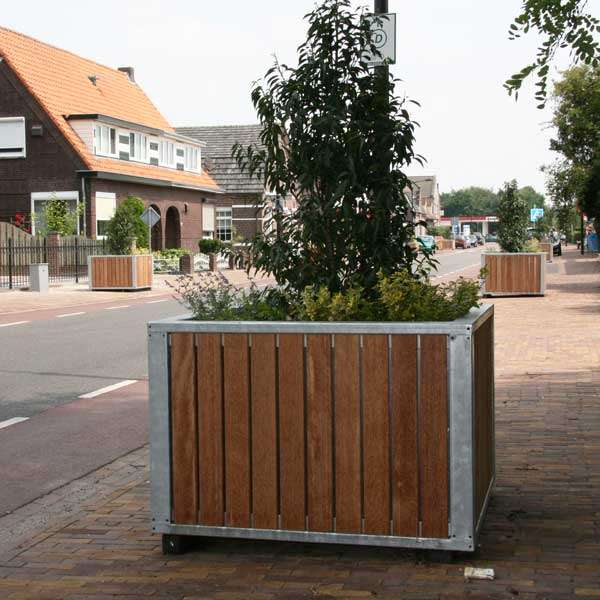 Street Furniture | Pocket Parks | FalcoBloc Wooden Planter | image #2 |  