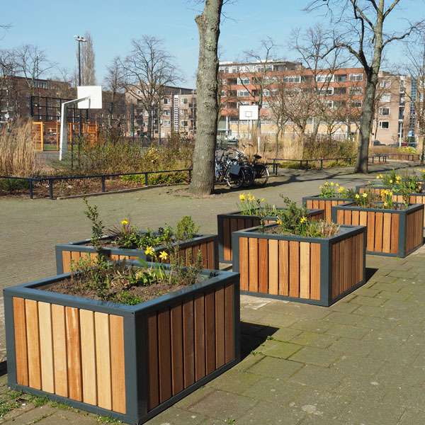 Street Furniture | Planters | FalcoBloc Wooden Planter | image #7 |  