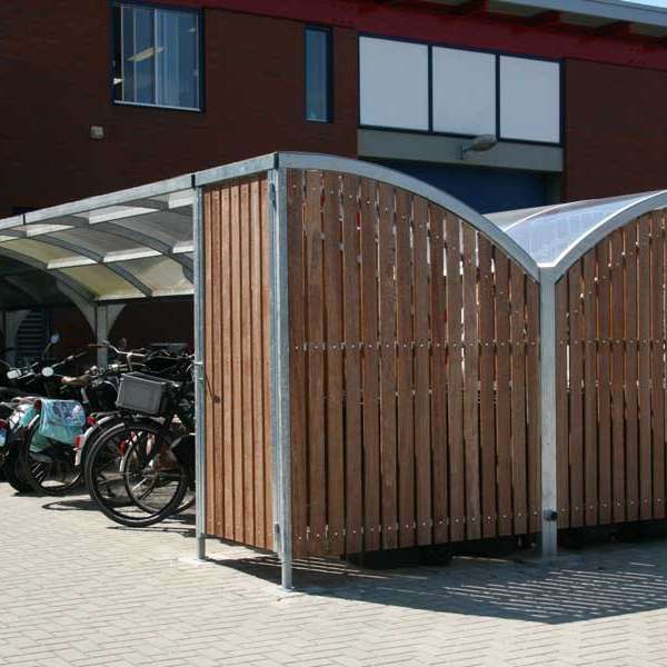 Shelters, Canopies, Walkways and Bin Stores | Cycle Shelters | FalcoGamma Cycle Shelter | image #4 |  