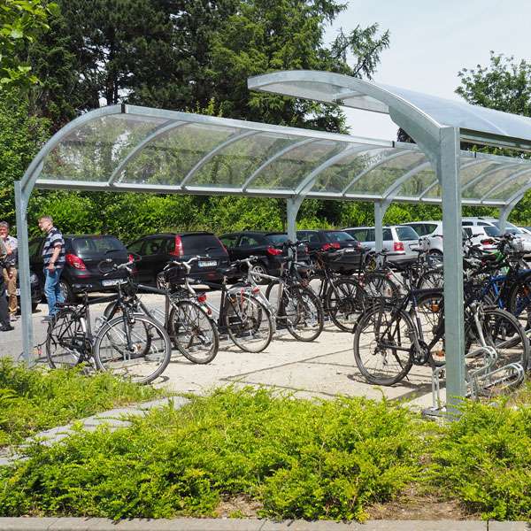 Shelters, Canopies, Walkways and Bin Stores | Cycle Shelters | FalcoGamma Cycle Shelter | image #6 |  