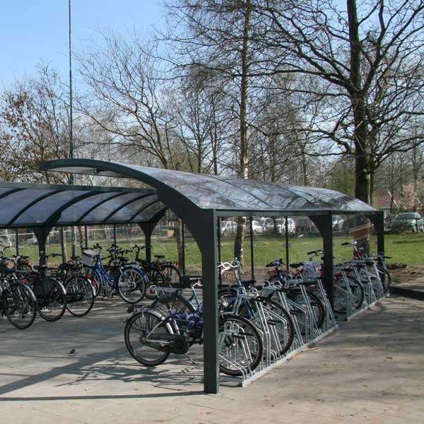 Shelters, Canopies, Walkways and Bin Stores | Cycle Shelters | FalcoGamma Cycle Shelter | image #9 |  