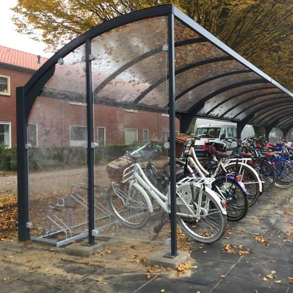 Shelters, Canopies, Walkways and Bin Stores | Cycle Shelters | FalcoGamma Cycle Shelter | image #12 |  