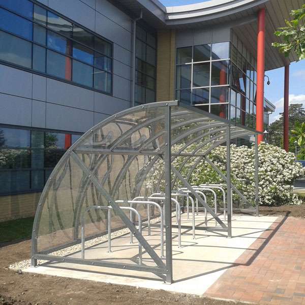 Shelters, Canopies, Walkways and Bin Stores | Cycle Shelters | FalcoQuarter Cycle Shelter | image #14 |  