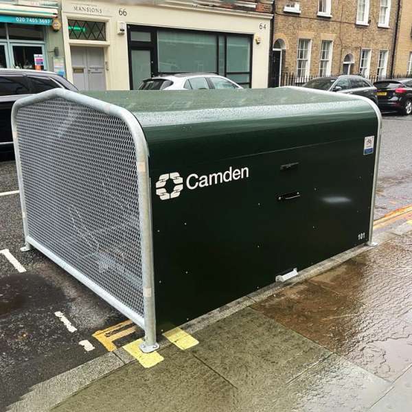 Shelters, Canopies, Walkways and Bin Stores | Cycle Shelters | FalcoPod Bike Hangar | image #15 |  Bike Hangar Camden Council