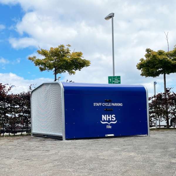 Cycle Parking | Bike Hangars & Cycle Lockers | FalcoPod Bike Hangar | image #9 |  Bike Hangar Fife NHS Hospitals