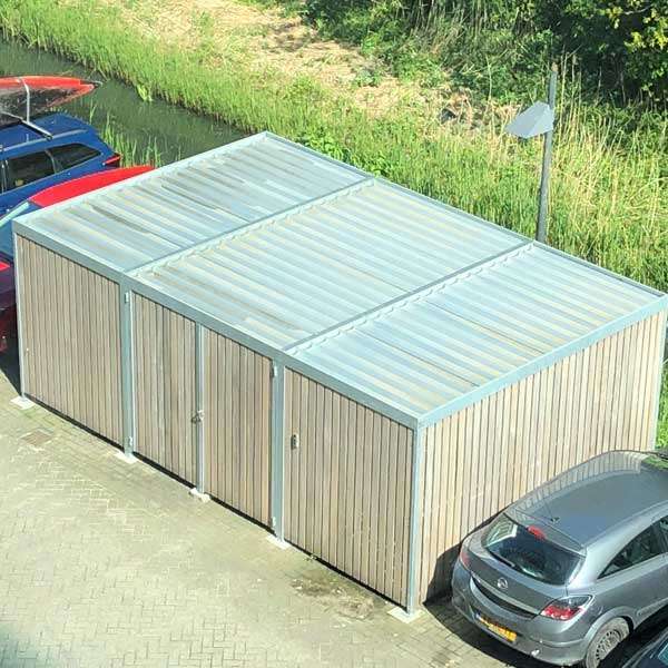 Shelters, Canopies, Walkways and Bin Stores | Bin Stores | FalcoLok-600 Bin Store | image #2 |  Bin Store