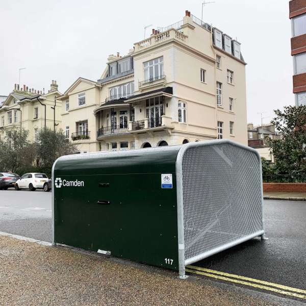 Shelters, Canopies, Walkways and Bin Stores | Cycle Shelters | FalcoPod Bike Hangar | image #14 |  Camden Bike Hangar