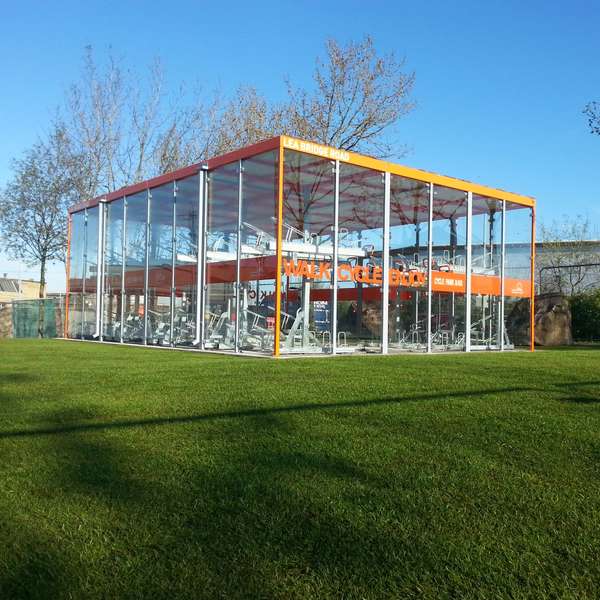 Shelters, Canopies, Walkways and Bin Stores | Cycle Shelters | FalcoHub Cycle Hub | image #32 |  Cycle Hub Waltham Forest
