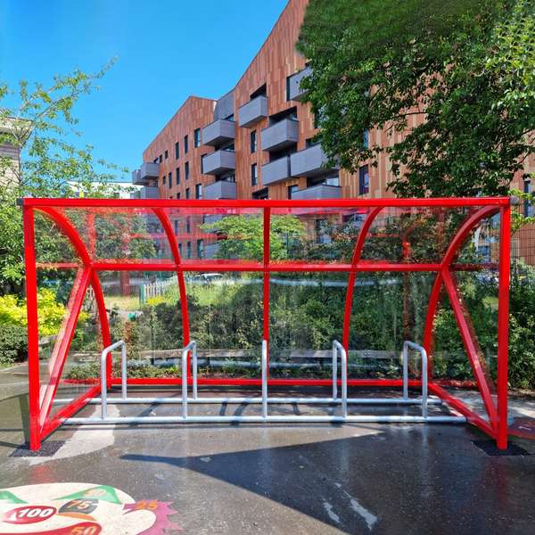 Shelters, Canopies, Walkways and Bin Stores | Cycle Shelters | FalcoQuarter Cycle Shelter | image #2 |  Cycle Shelter