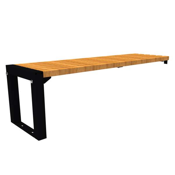 Street Furniture | Seating and Benches | FalcoAcero Bench (Hardwood) | image #3 |  