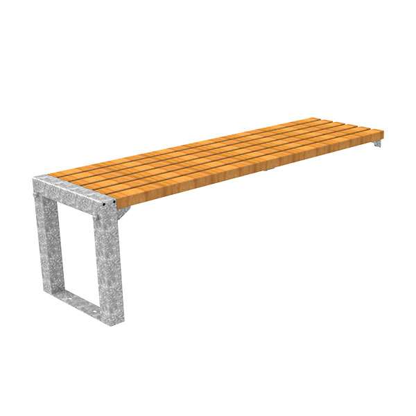 Street Furniture | Seating and Benches | FalcoAcero Bench (Hardwood) | image #2 |  