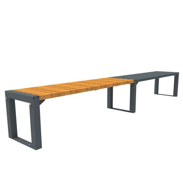 Street Furniture | Seating and Benches | FalcoAcero Bench (Hardwood) | image #5 |  