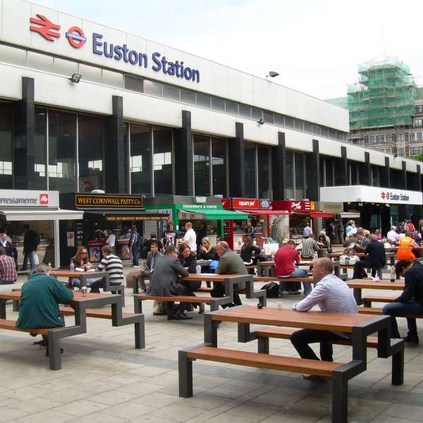 Street Furniture | Picnic Tables | FalcoBloc Picnic Table (Open Frame) | image #2 |  Euston Picnic Tables