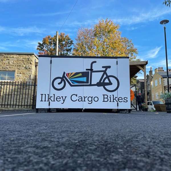 Cycle Parking | Cargo Bike Parking | FalcoCargoBox Cargo Bike Locker | image #12 |  Ilkley Cargo Bike Hire Locker