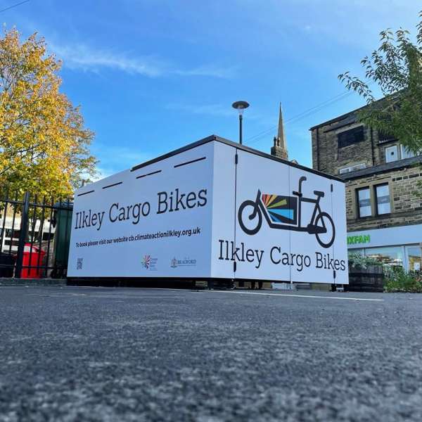 Cycle Parking | Cargo Bike Parking | FalcoCargoBox Cargo Bike Locker | image #12 |  Ilkley Cargo Bike Hire Locker