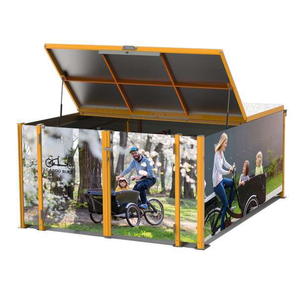 Cycle Parking | Cargo Bike Parking | FalcoCargoBox Cargo Bike Locker | image #18 |  FalcoCargobox Cargo Bike Locker