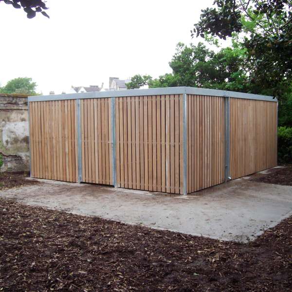 Shelters, Canopies, Walkways and Bin Stores | Bin Stores | FalcoLok-500 Bin Store| Bin Store Shelters, Canopies, Walkways and Bin Stores | Bin Stores | FalcoLok-500 Bin Store | image #11 | Bin Store