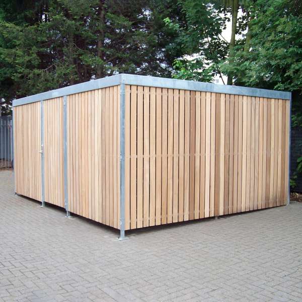 Shelters, Canopies, Walkways and Bin Stores | Bin Stores | FalcoLok-500 Bin Store | image #2 |  Bin Store