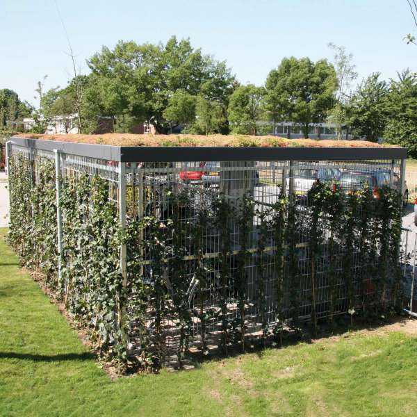Shelters, Canopies, Walkways and Bin Stores | Bin Stores | FalcoLok-500 Bin Store| Bin Store Steel Mesh Shelters, Canopies, Walkways and Bin Stores | Bin Stores | FalcoLok-500 Bin Store | image #7 | Bin Store Steel Mesh