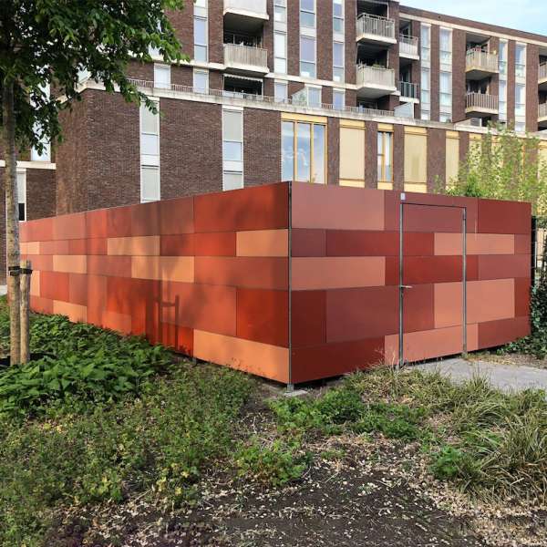 Shelters, Canopies, Walkways and Bin Stores | Bin Stores | FalcoLok-500 Bin Store| Bin Store Trespa Cladding Shelters, Canopies, Walkways and Bin Stores | Bin Stores | FalcoLok-500 Bin Store | image #13 | Bin Store Trespa Cladding