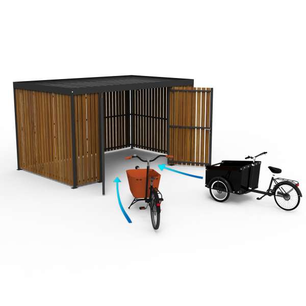 Cycle Parking | Cargo Bike Parking | FalcoLok-Cargo Bike Store | image #1 |  FalcoLok-Cargo Bike Store