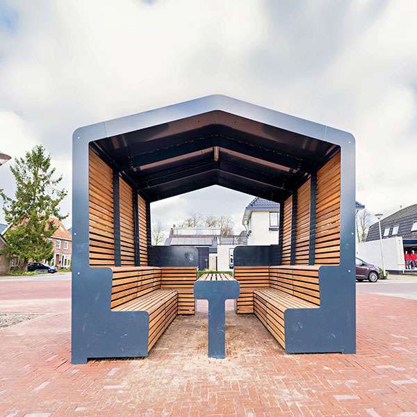 Street Furniture | Seating and Benches | FalcoMeet Outdoor Seating Pod | image #3 |  Outdoor Seating Pod