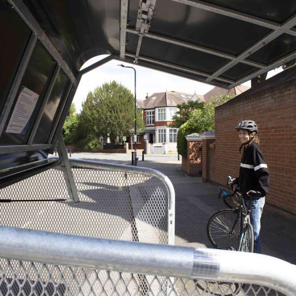 Shelters, Canopies, Walkways and Bin Stores | Cycle Shelters | FalcoPod Bike Hangar | image #6 |  Bike Hangar