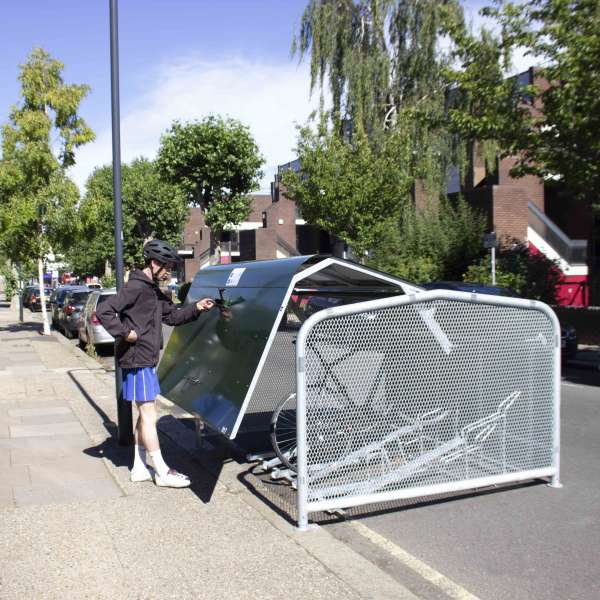 Shelters, Canopies, Walkways and Bin Stores | Cycle Shelters | FalcoPod Bike Hangar | image #7 |  Bike Hangar