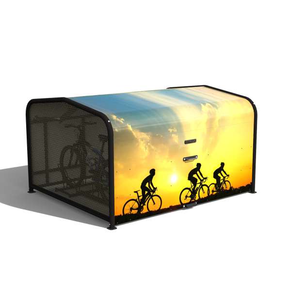 Shelters, Canopies, Walkways and Bin Stores | Cycle Shelters | FalcoPod Bike Hangar | image #34 |  FalcoPod Bike Hangar