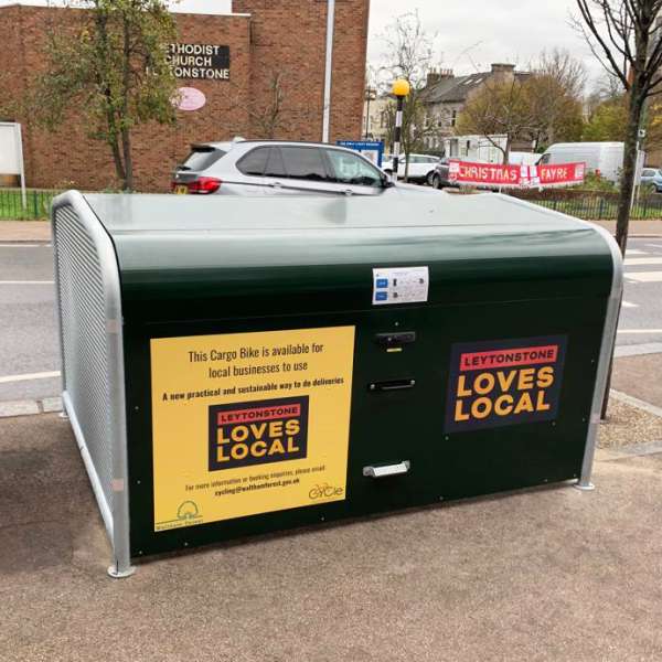 Shelters, Canopies, Walkways and Bin Stores | Cycle Shelters | FalcoPod-Cargo Bike Hangar | image #6 |  Cargo Bike Hangar