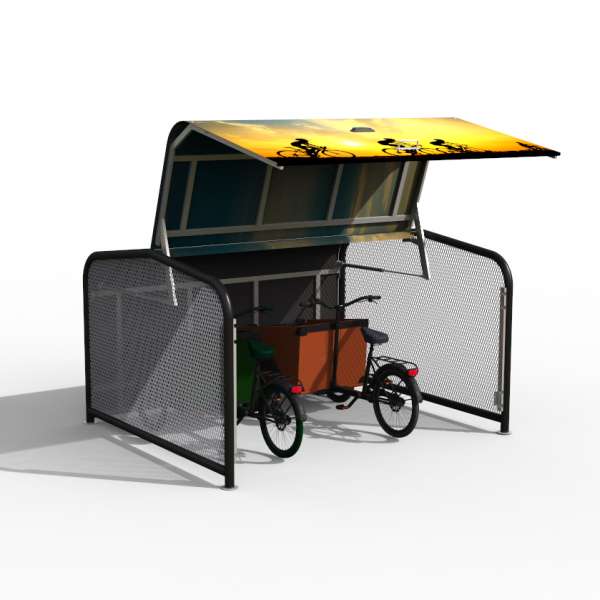 Cycle Parking | Bike Hangars & Cycle Lockers | FalcoPod-Cargo Hangar| FalcoPod-Cargo Bike Hangar Cycle Parking | Bike Hangars & Cycle Lockers | FalcoPod-Cargo Hangar | image #1 | FalcoPod-Cargo Bike Hangar